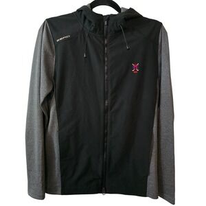 Zero Restriction The Champ Hoodie Black Grey Montclair Golf Club Jacket sz Small